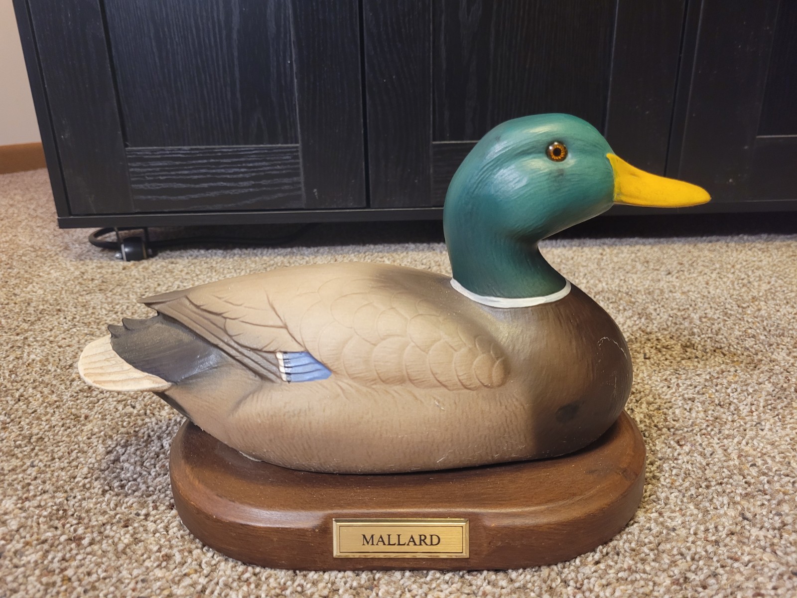 Vintage 1988 Jim Beam Mallard Duck Decanter – Genuine Regal China (375ml)