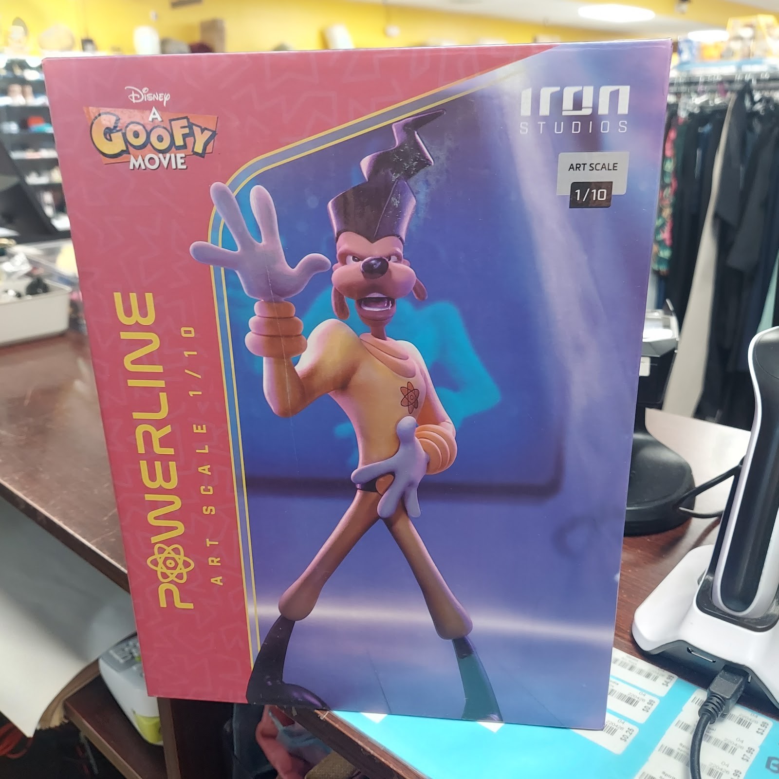 Iron Studios Disney A Goofy Movie Powerline Art Scale 1/10 Statue New in Box