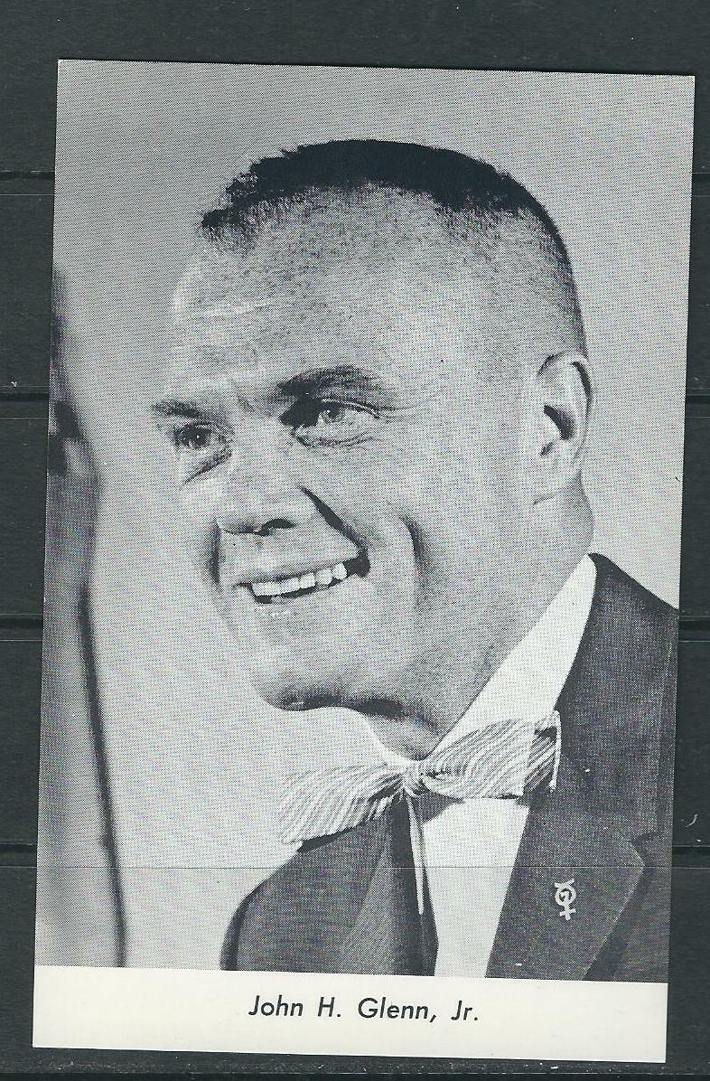 John H. Glenn, JR . Photo postcard John H. Glenn, JR . Photo postcard