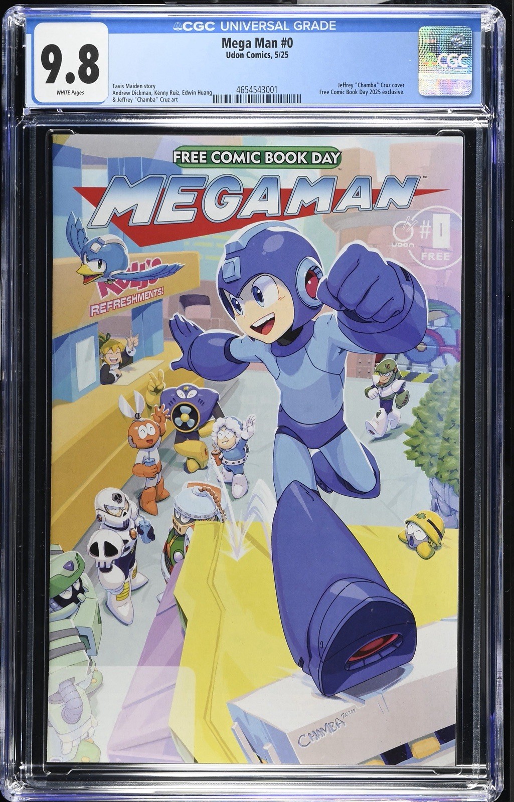 Free Comic Book Day 2025 (Mega Man) #0 CGC 9.8