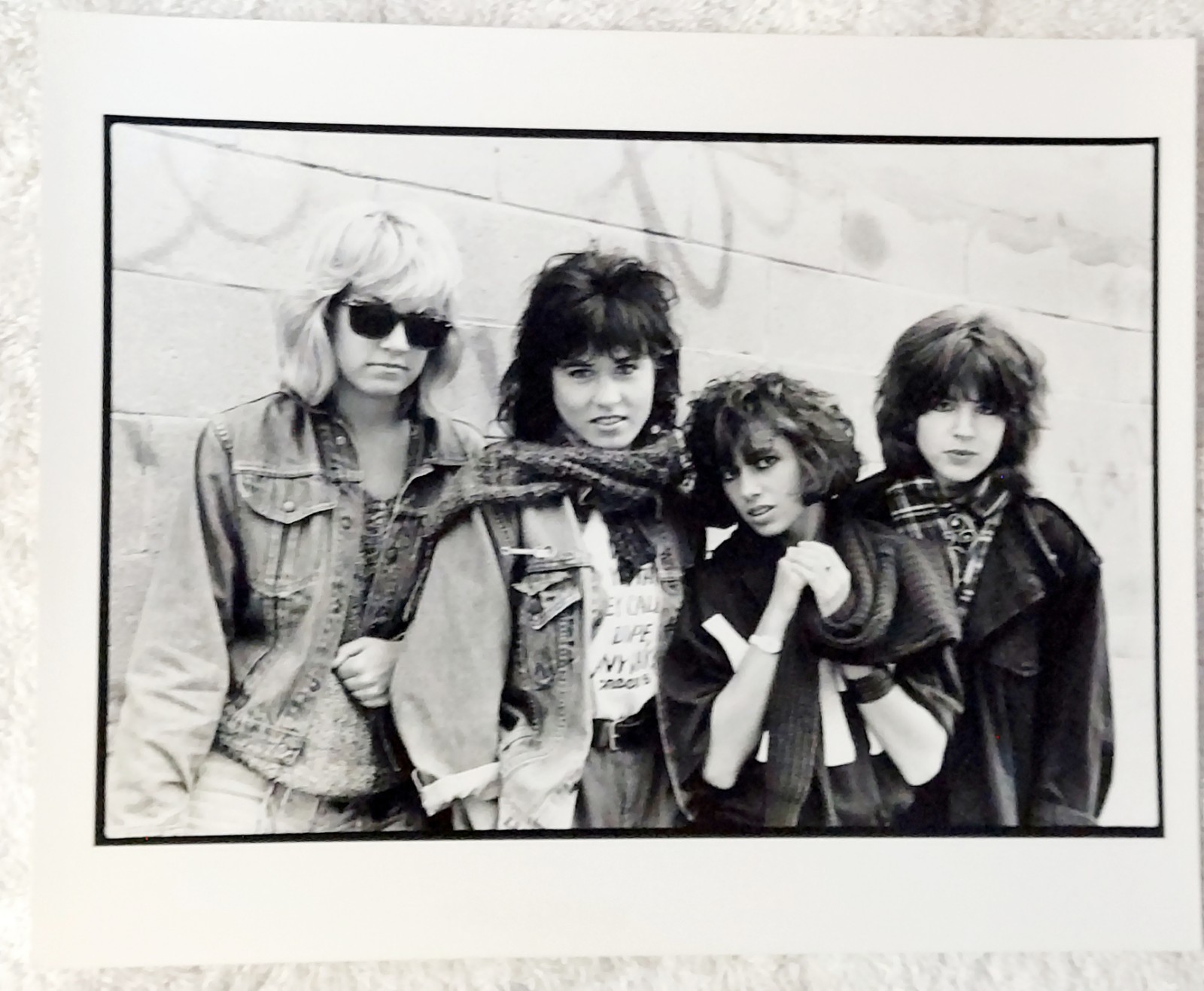 THE BANGLES Original Press Photo Used In Copy Annotated & Stamped On Back THE BANGLES Original Press Photo Used In Copy Annotated & Stamped On Back