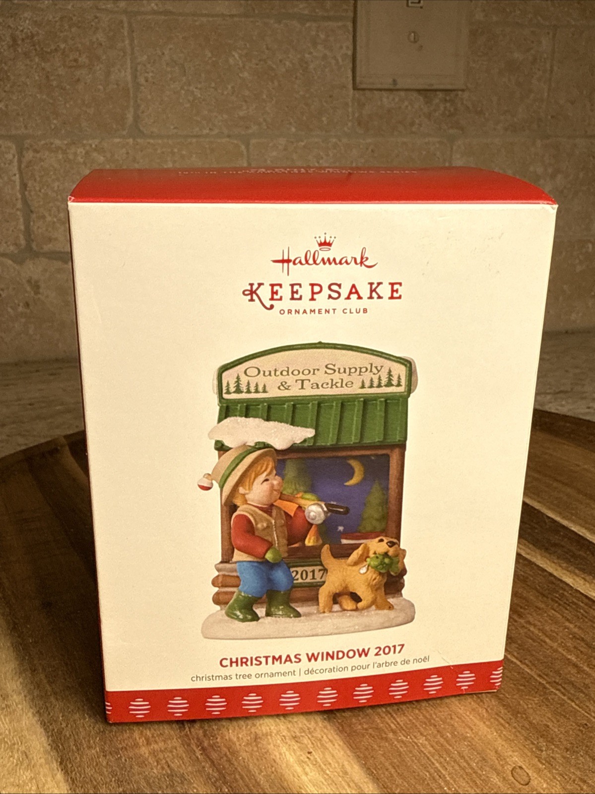 2017 Hallmark Keepsake Ornament Christmas Window #15 Outdoor Supply & Tackle