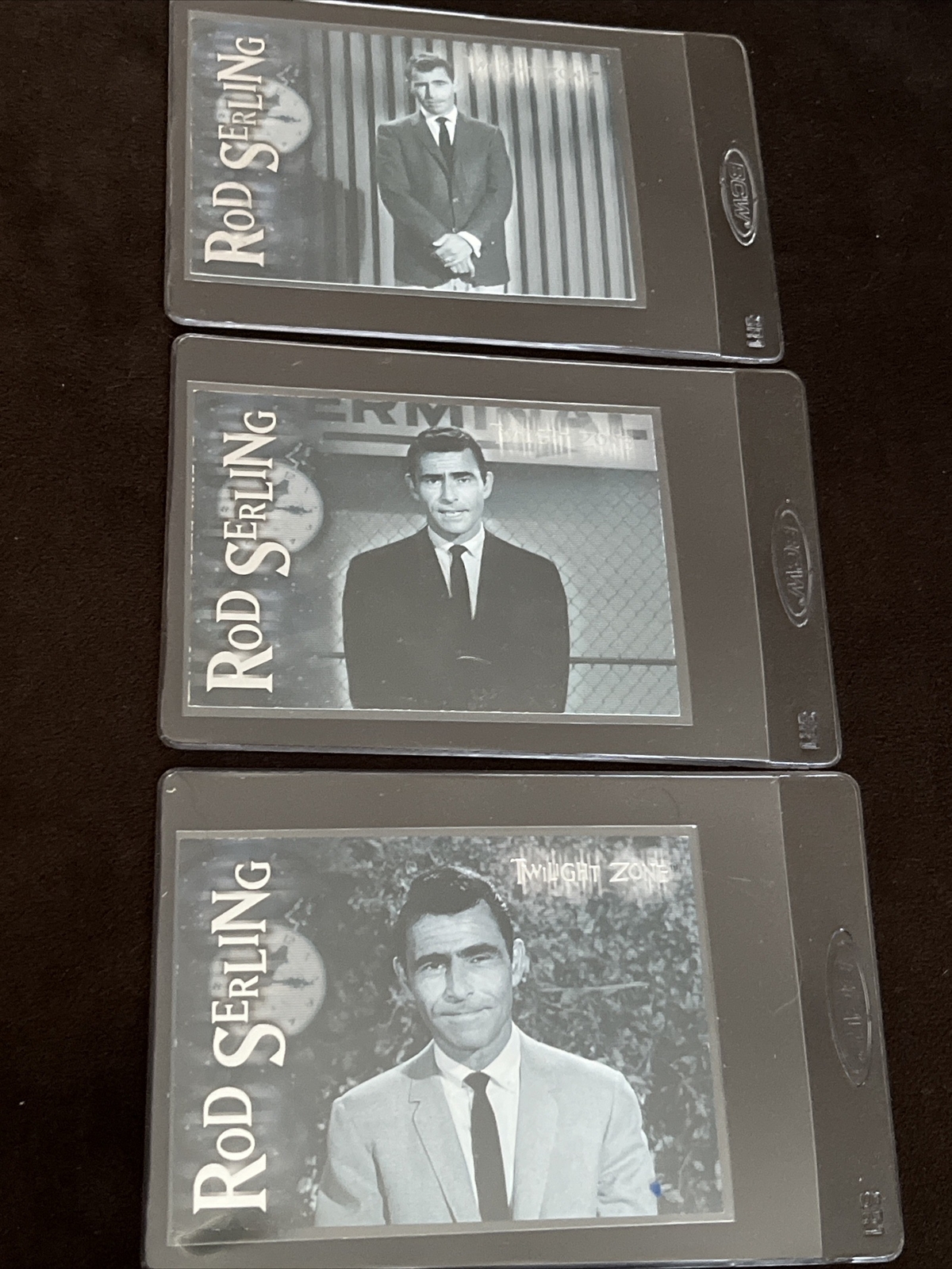2000 RITTENHOUSE TWILIGHT ZONE ROD SERLING RS1 RS2 RS3 THE SERLING SERIES SET 2000 RITTENHOUSE TWILIGHT ZONE ROD SERLING RS1 RS2 RS3 THE SERLING SERIES SET