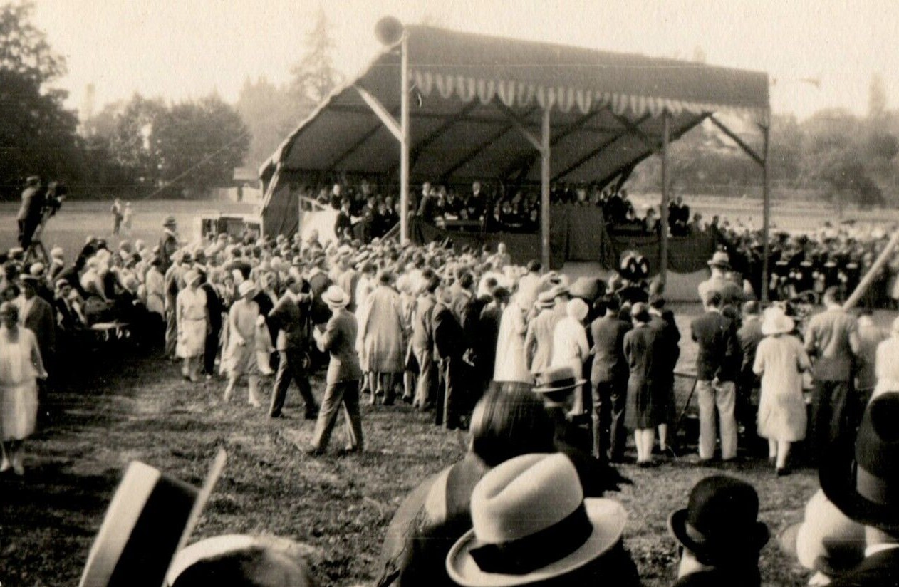 1929 Palace Of Nations Photograph French Writing On The Back