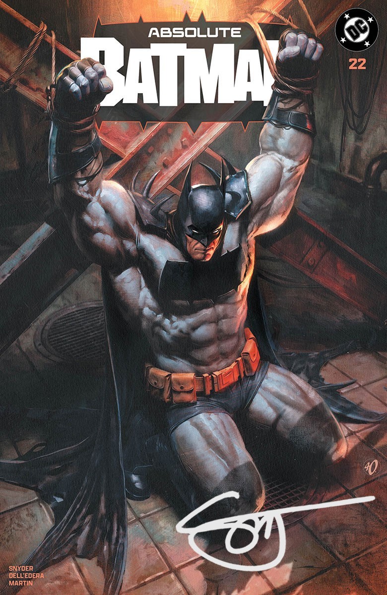 SIGNED SNYDER ABSOLUTE BATMAN #22 ARIEL OLIVETTI EXCLUSIVE W COA MINT