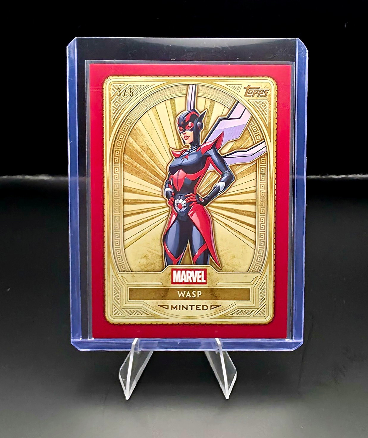 2025 Topps Marvel Mint WASP Red 3/5 Serial Numbered 2025 Topps Marvel Mint WASP Red 3/5 Serial Numbered