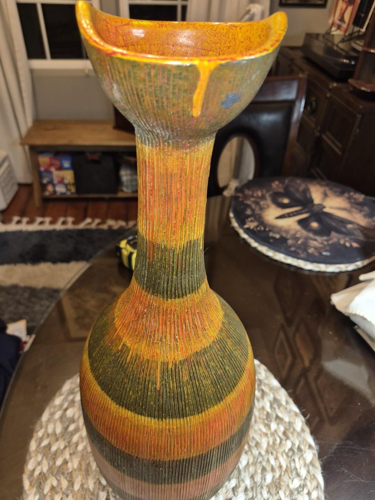 Vintage Bitossi Raymor Aldo Londi Lobster Vase 2154 Italian MCM 20” Vintage Bitossi Raymor Aldo Londi Lobster Vase 2154 Italian MCM 20”