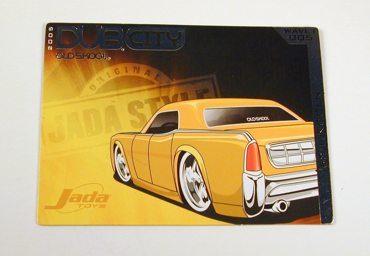 Jada Dub City Oldskool \'05 \'63 Lincoln Wave 1 Collector  #005
