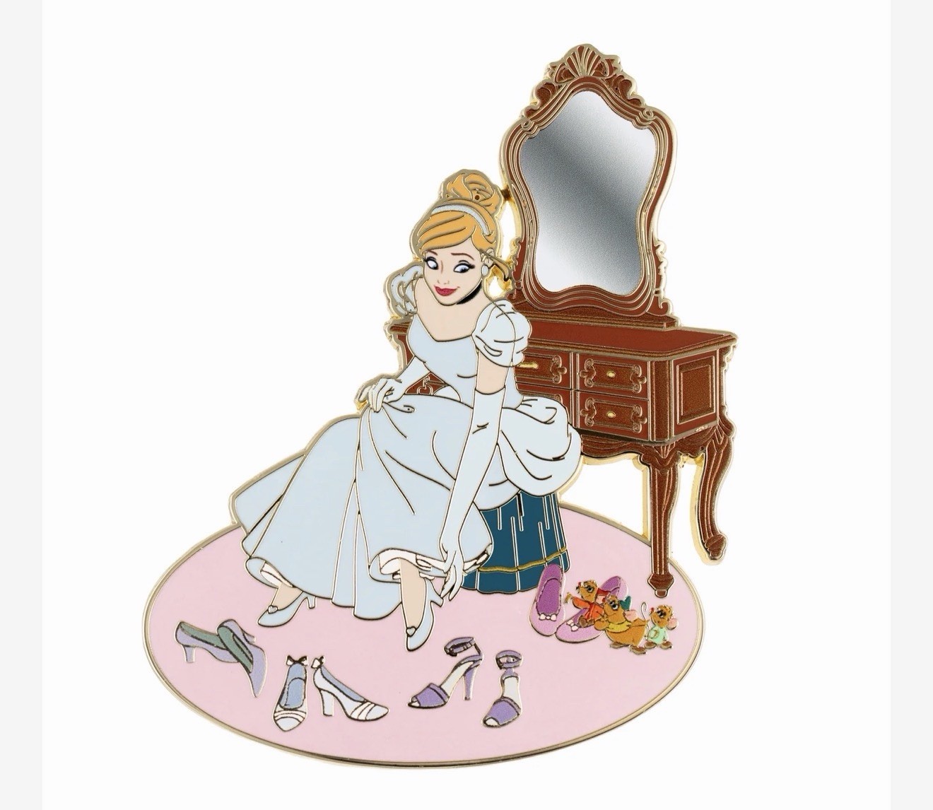 Disney Cinderella The Perfect Fit Jumbo pin PALM