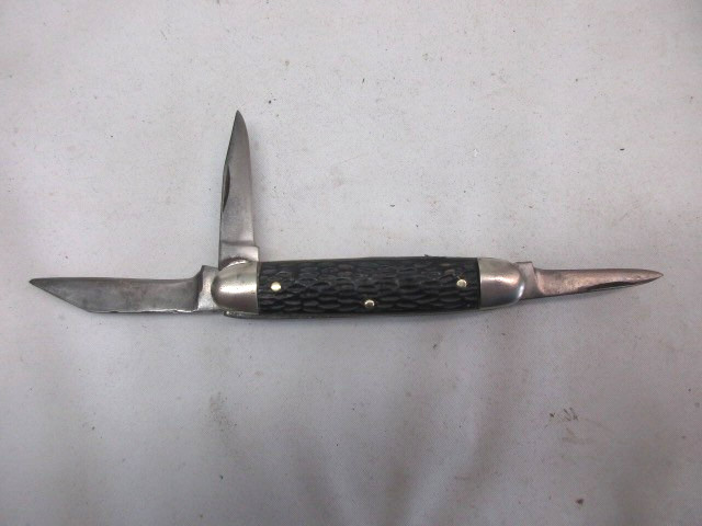 Vintage Kingston USA Pocket Knife 3 Blade Stockman Vintage Kingston USA Pocket Knife 3 Blade Stockman