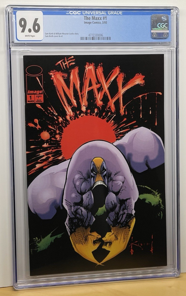 The Maxx 1 1993 CGC 9.6 NM+ Image Comics Sam Keith