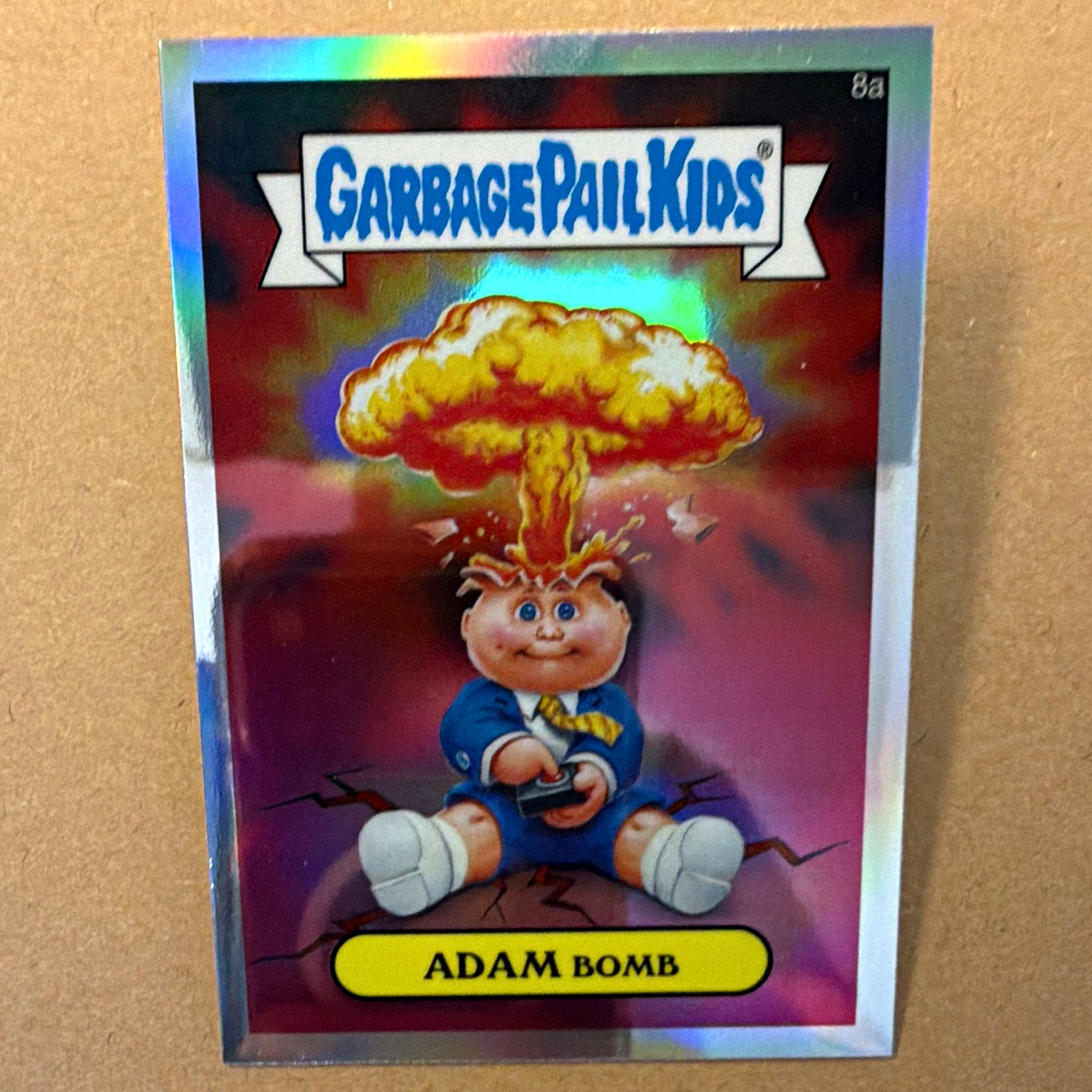 Topps Garbage Pail Kids 2013 Chrome Refractor Adam Bomb 8a Non-Sport Card