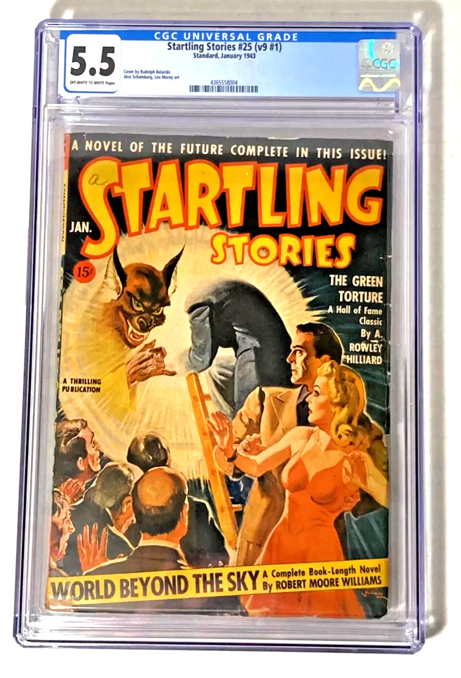Startling Stories 25 January 1943 Pulp Magazine Comics CGC 5.5 Startling Stories 25 January 1943 Pulp Magazine Comics CGC 5.5