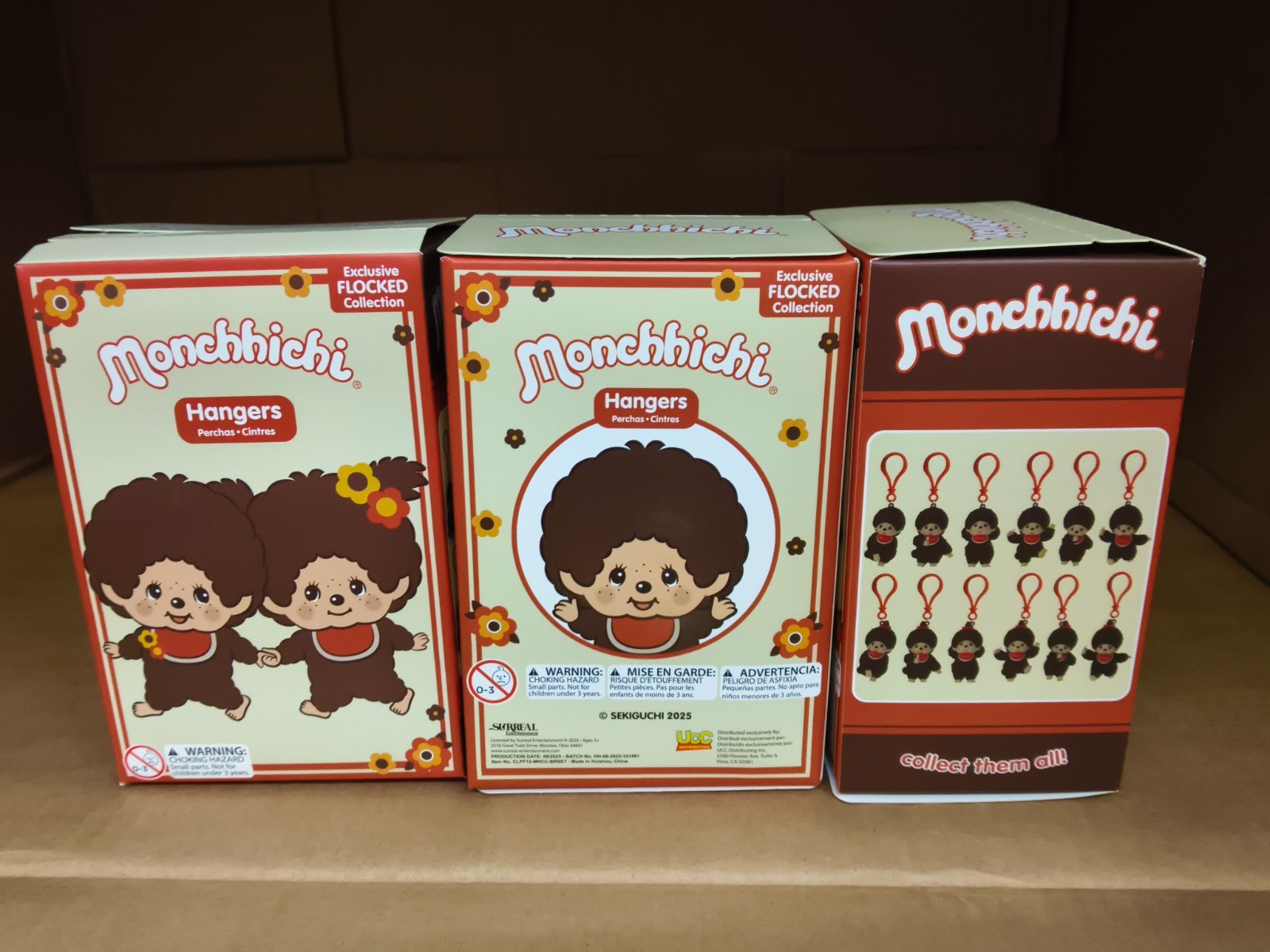 Lot Of 3 Pcs Original Monchhichi Exclusive Flocked Collection Hangers Blind Box Lot Of 3 Pcs Original Monchhichi Exclusive Flocked Collection Hangers Blind Box