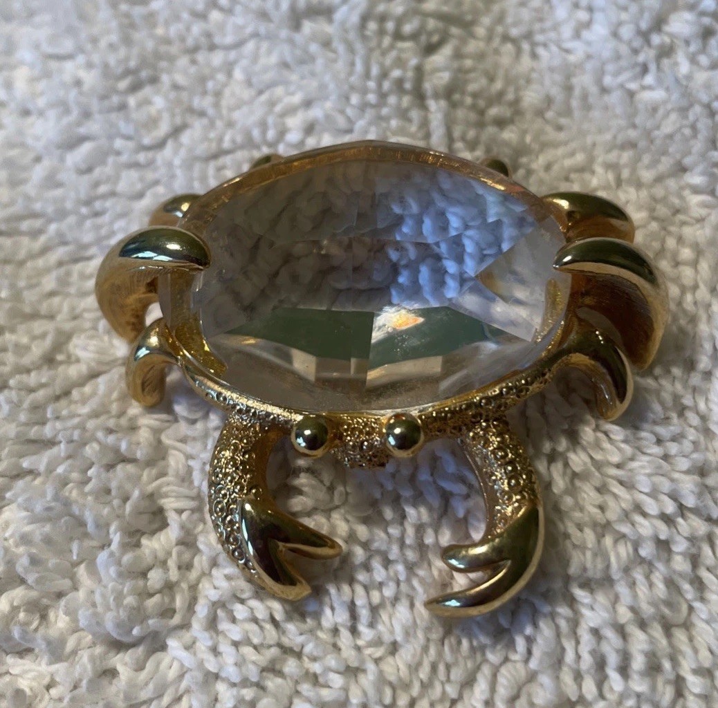 Rare vintage Swarovski Trimlite Crystal Crab. Beautiful Condition. Cancer Zodiac Rare vintage Swarovski Trimlite Crystal Crab. Beautiful Condition. Cancer Zodiac