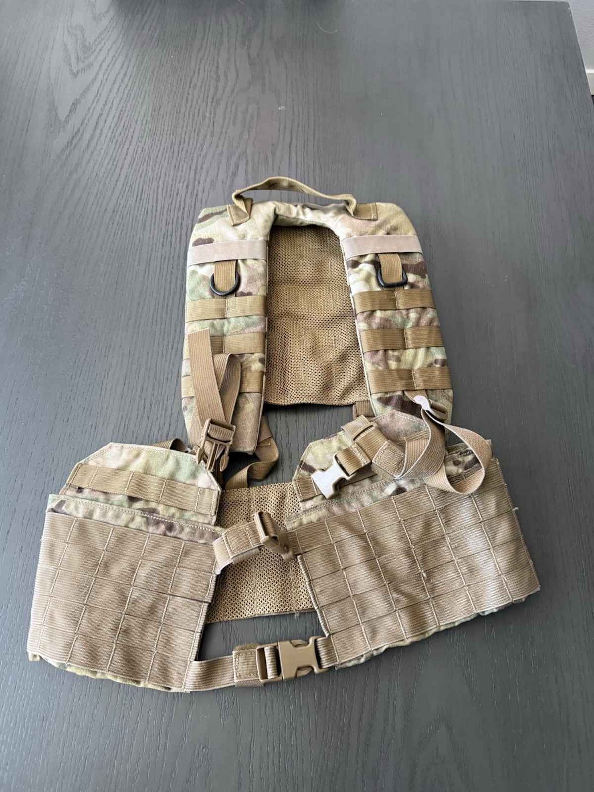 US Military Issue Multicam MOLLE H-Harness Tactical Load Bearing Vest Surplus US Military Issue Multicam MOLLE H-Harness Tactical Load Bearing Vest Surplus