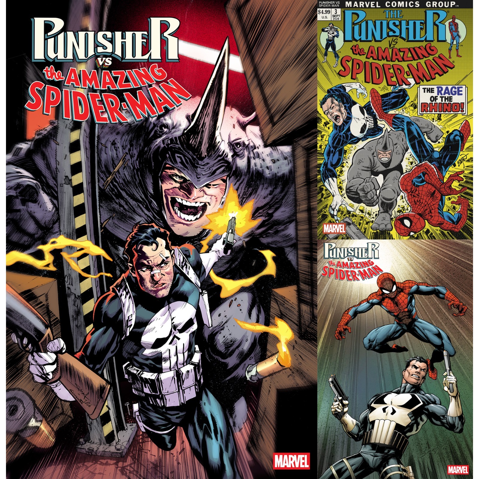 Punisher vs Spider-Man (2026) #1 2 3 4 Marvel Comics COVER SELECT Punisher vs Spider-Man (2026) #1 2 3 4 Marvel Comics COVER SELECT