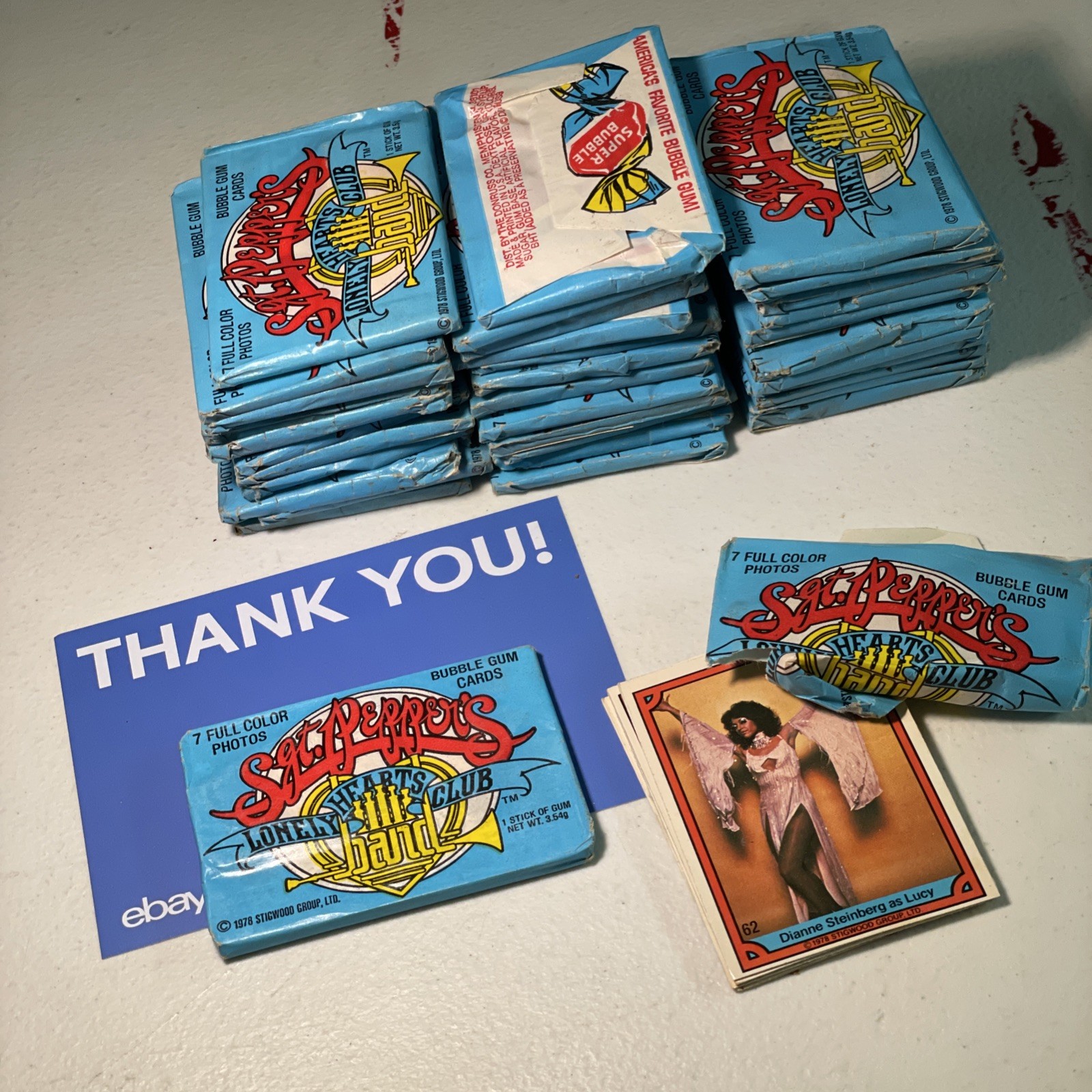 35 Sealed Wax Packs 70s Sgt Peppers Lonely Hearts Club Band 1978 Vintage Card 35 Sealed Wax Packs 70s Sgt Peppers Lonely Hearts Club Band 1978 Vintage Card