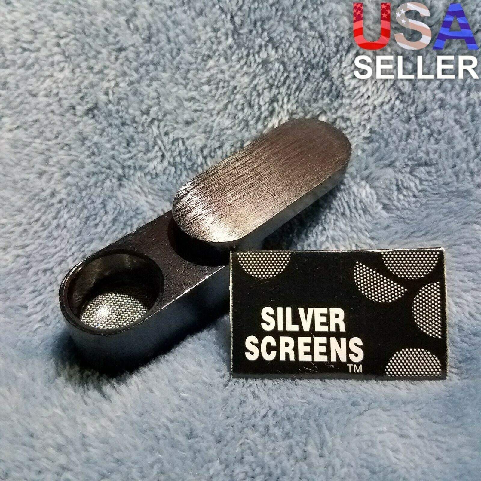 NEW Small Black Foldable Smoking Pipe Tobacco Herb Portable Metal Pocket Size NEW Small Black Foldable Smoking Pipe Tobacco Herb Portable Metal Pocket Size