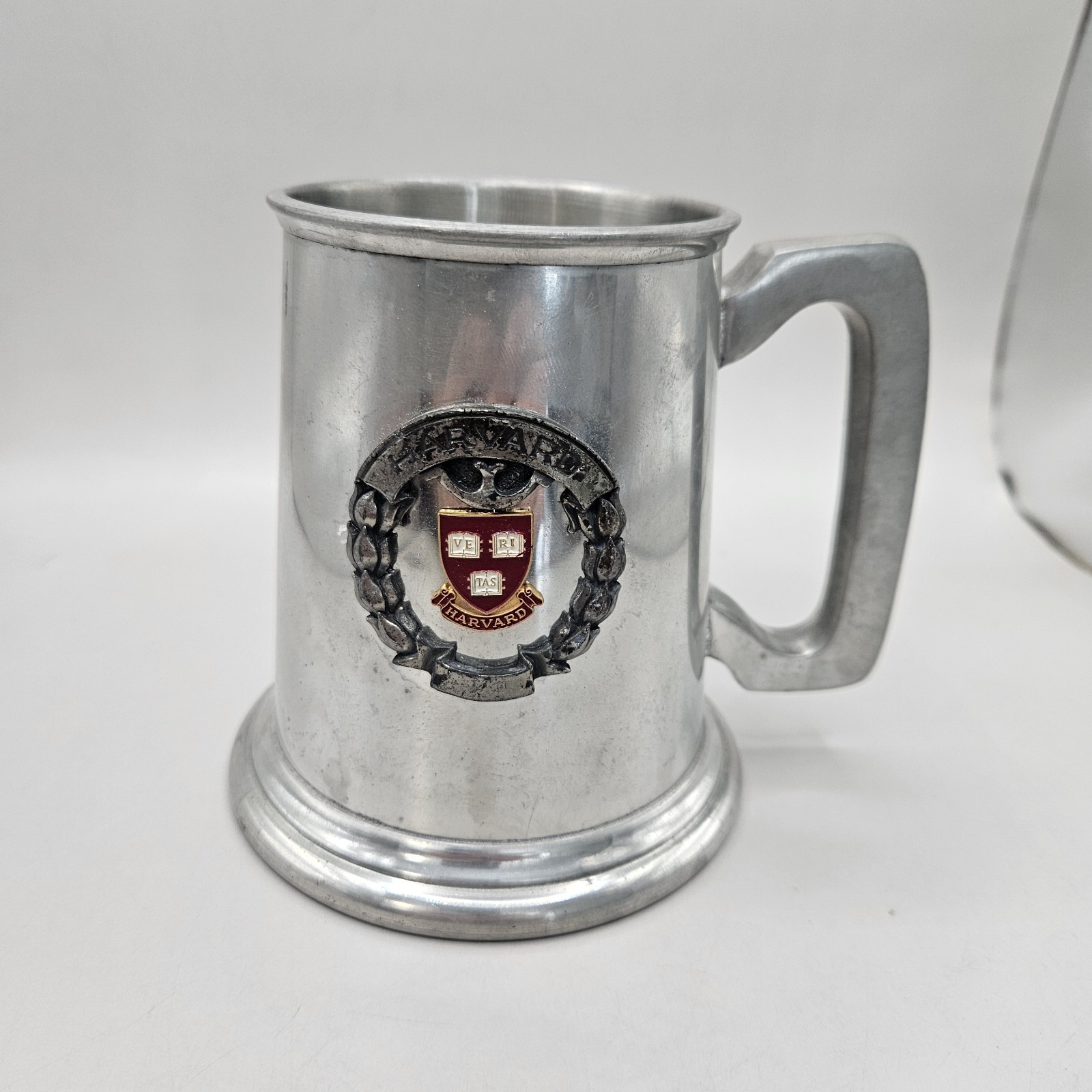 Vintage English Pewter Loren Murchison See Through Bottom Mug Harvard University Vintage English Pewter Loren Murchison See Through Bottom Mug Harvard University