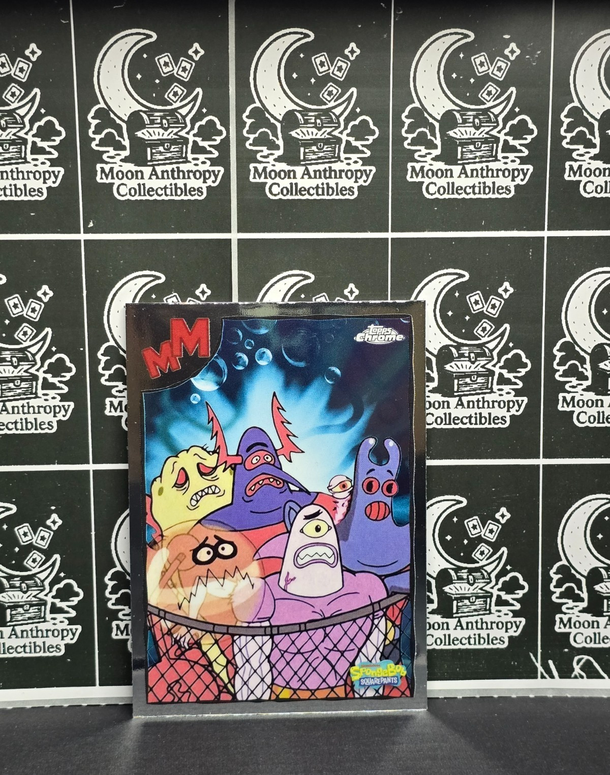 2025 Topps Chrome Spongebob 25th Mermaid Man & Barnacle Boy BGATFBC #MB-4