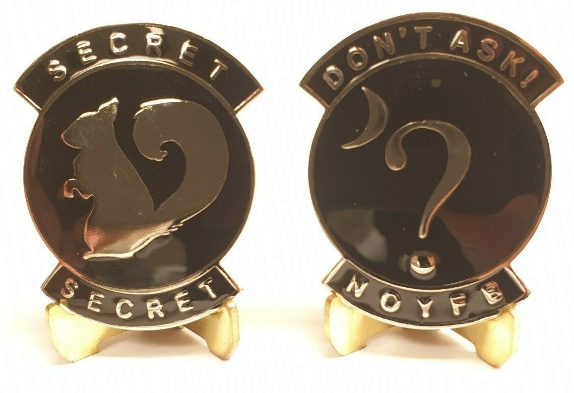 Don't Ask Secret Squirrel NOYFB Challenge Coin