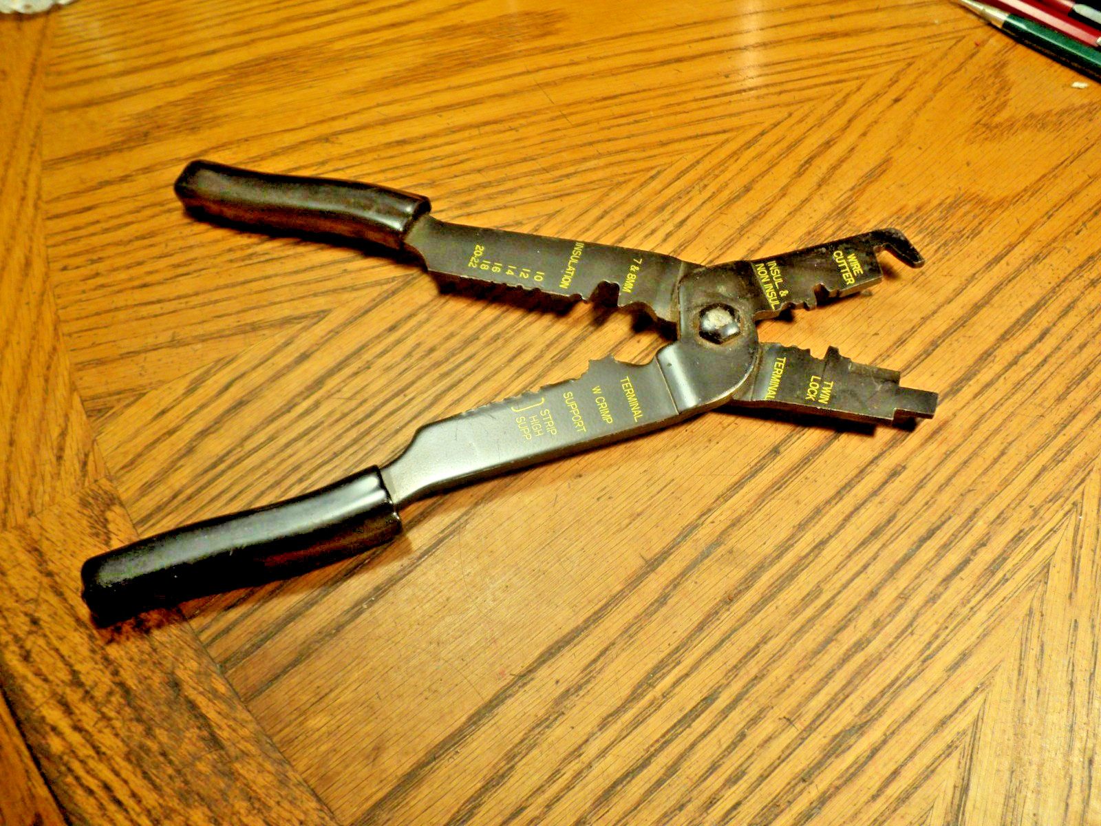 Vintage Stripper Crimper Spark Plug Wire Pliers Service Tool 10-1/4\ Vintage Stripper Crimper Spark Plug Wire Pliers Service Tool 10-1/4\