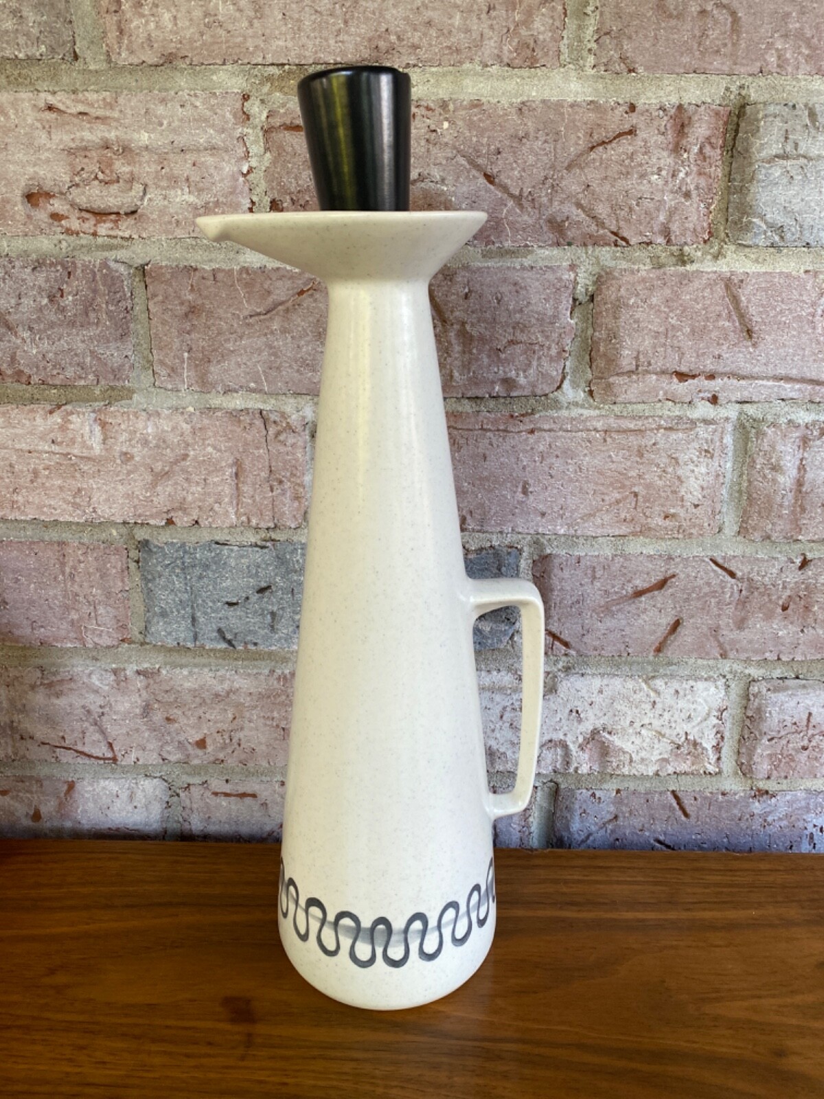 1950’s Metlox Poppytrail Aztec Pitcher/ coffee  Pot and Lid Rare