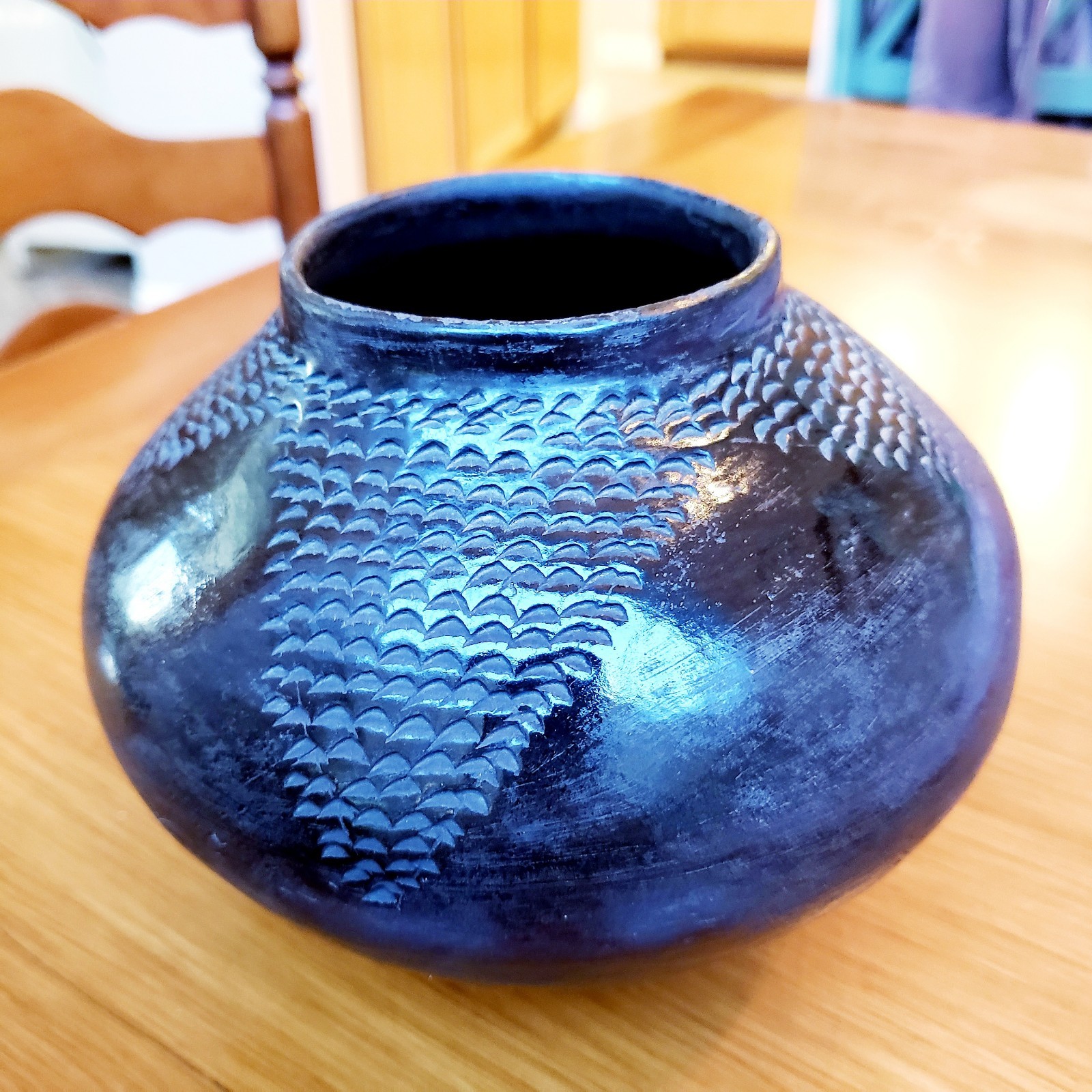 Vintage Casas Grandes Large Pottery Jar Signed By Otila Ortiz Vintage Casas Grandes Large Pottery Jar Signed By Otila Ortiz