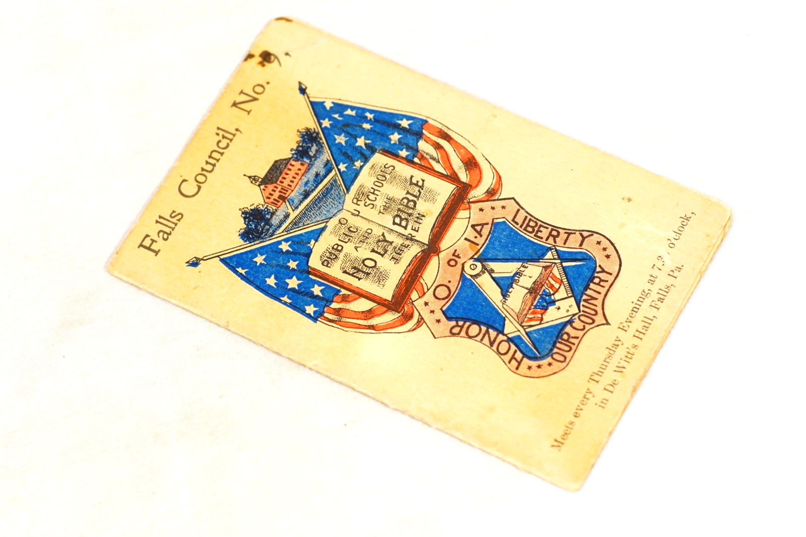 Order of Independent Americans Falls Council Proposition For Membership Order of Independent Americans Falls Council Proposition For Membership
