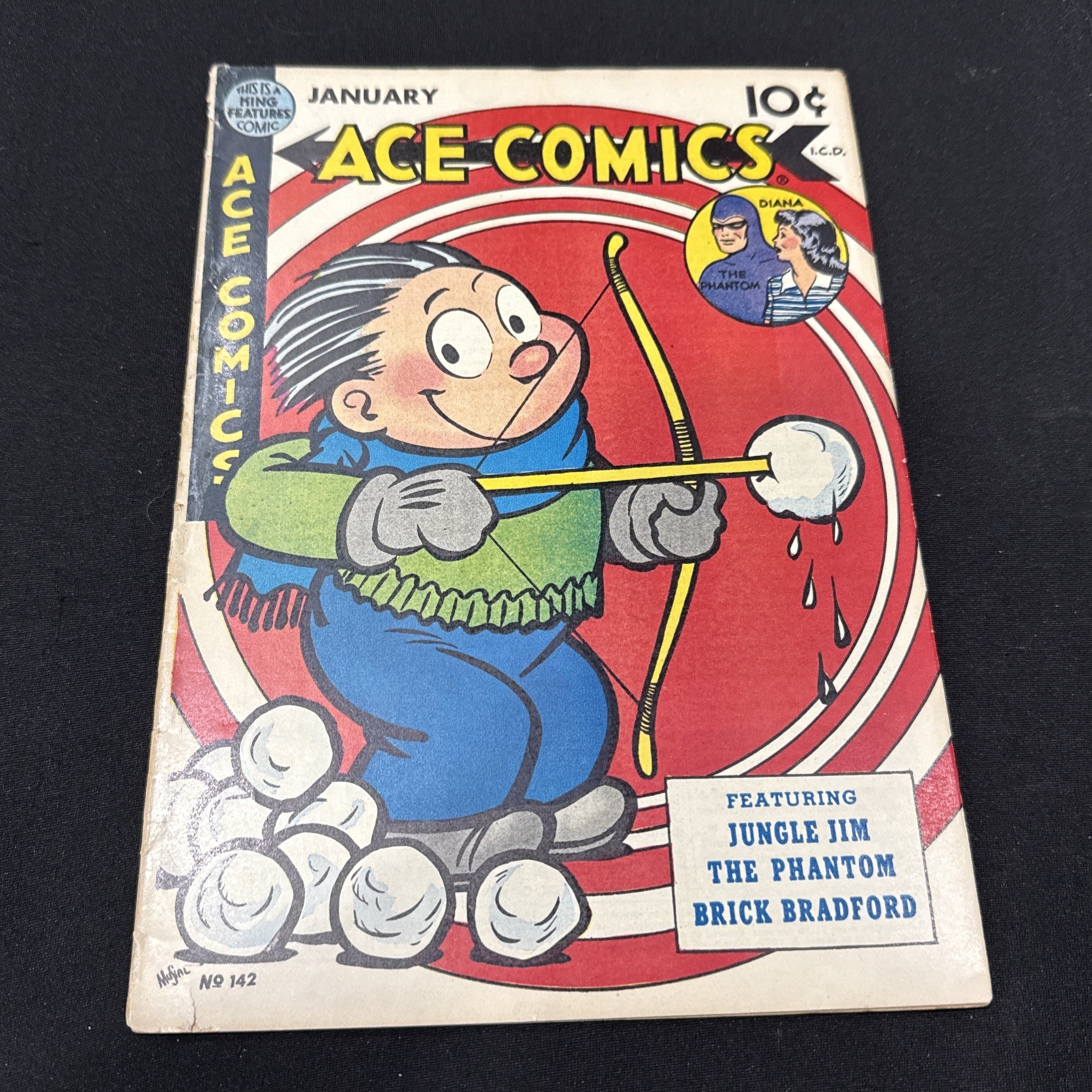 Ace Comics #142 Scarce late-in-run Phantom cover LOW CENSUS Grail Key