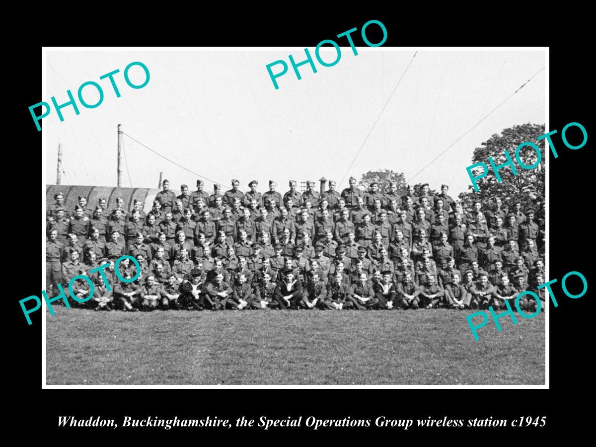 Whaddon England Wwii British Military Wireless Unit c1945 Old Historic Photo
