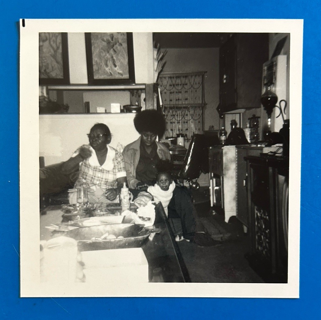 1960s African American Grandmother Original Vintage B&W Photo Mid Century