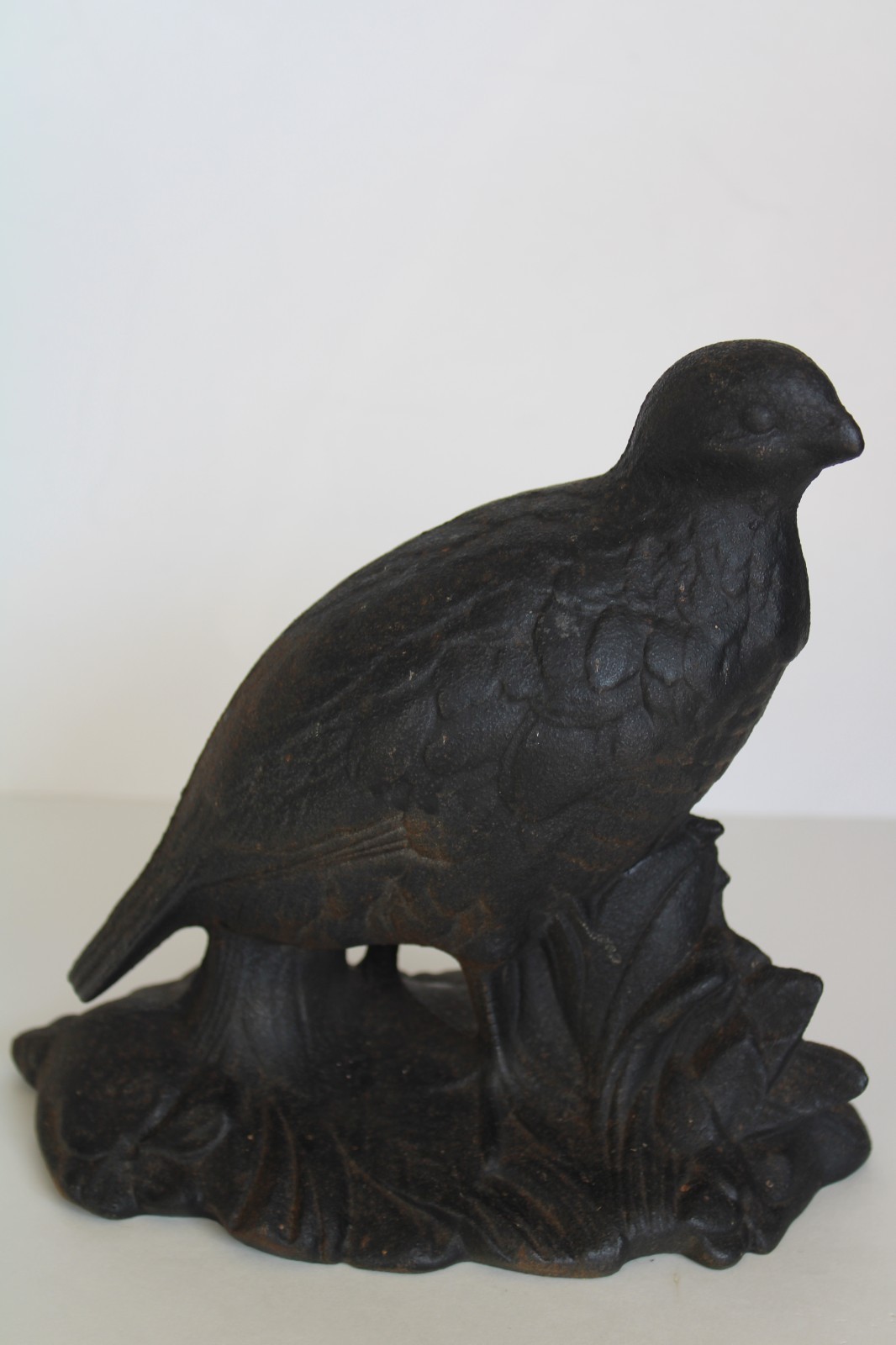 Vintage Cast Iron CPW Quail Bird Door Stop, 7