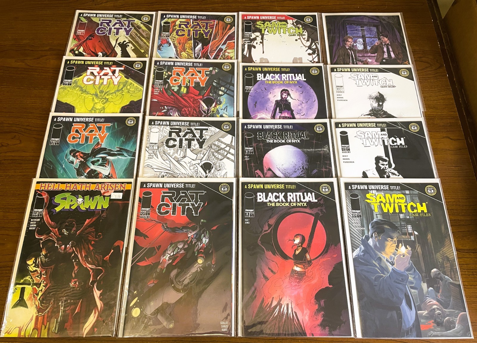 SPAWN UNIVERSE Comic Lot of 16 Rat City Sam & Twitch Mcfarlane Image Comics SPAWN UNIVERSE Comic Lot of 16 Rat City Sam & Twitch Mcfarlane Image Comics