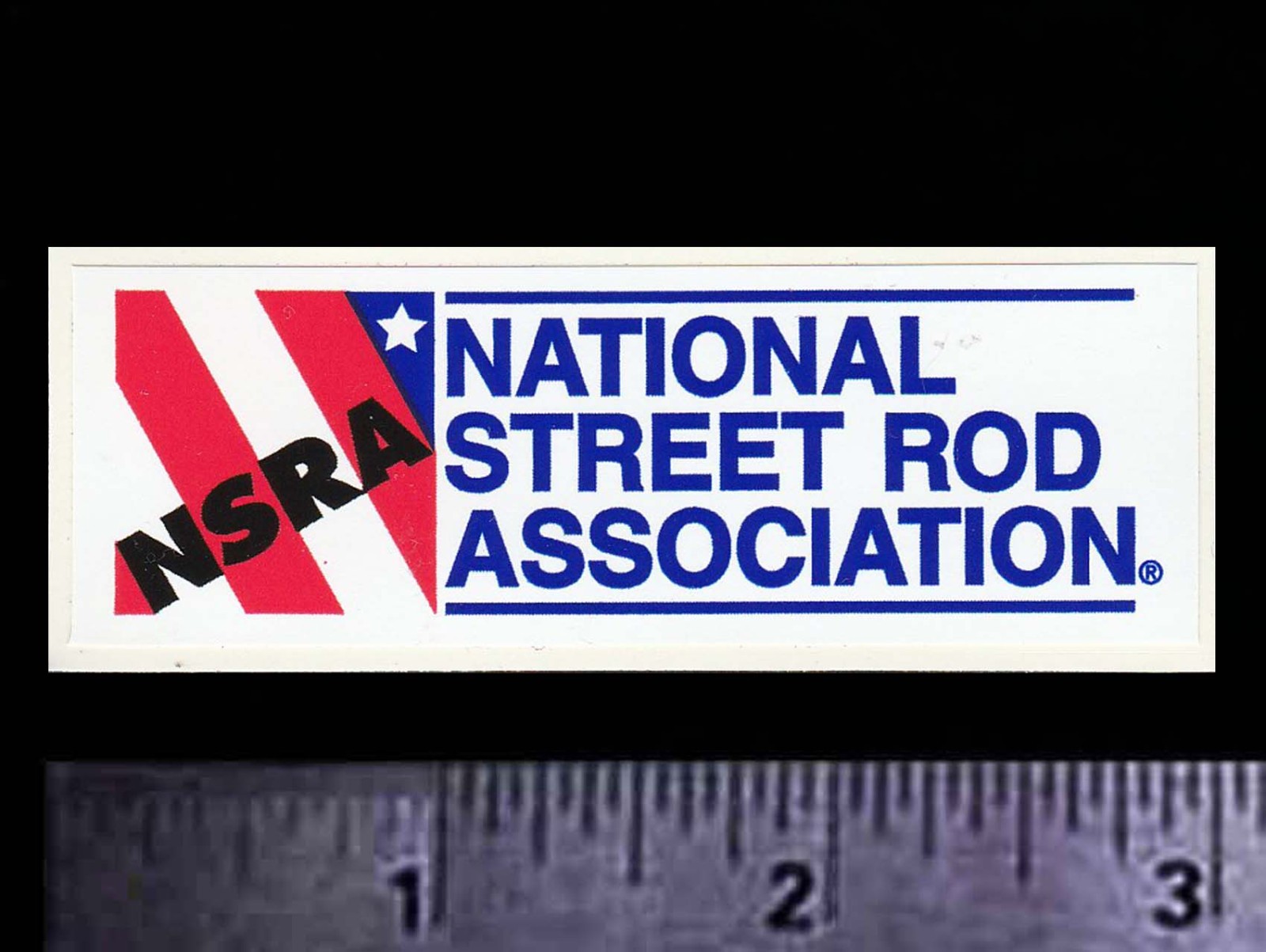 NSRA National Street Rod Association - Original Vintage Racing Decal/Sticker 3”