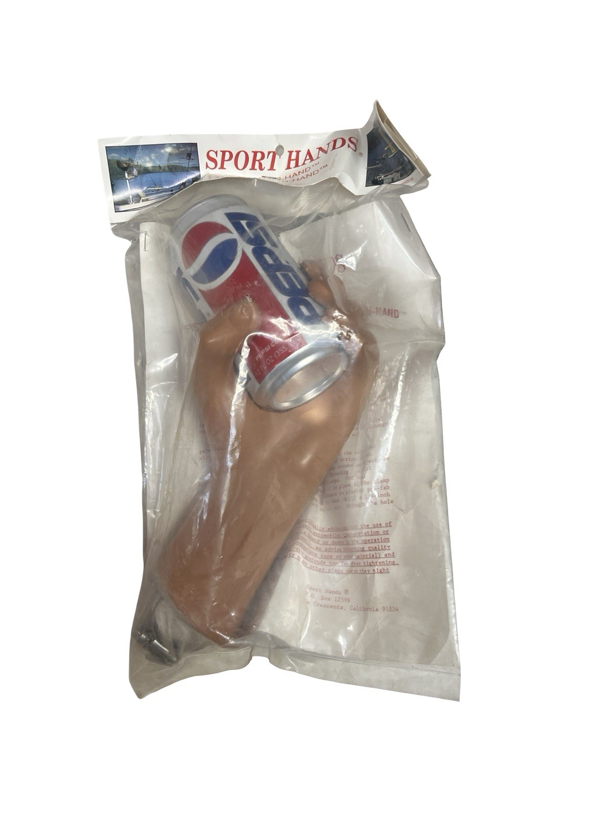 Sport Hands Drink-N-Hand Pepsi Can Holder 1991 Vintage NOS Sealed USA Made