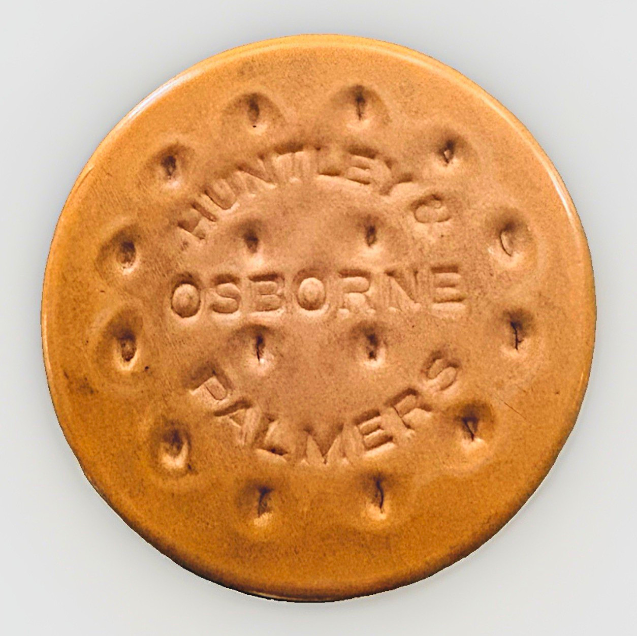 Antique Huntley & Palmers Osborne Biscuit Celluloid Pocket Mirror Advertising Antique Huntley & Palmers Osborne Biscuit Celluloid Pocket Mirror Advertising