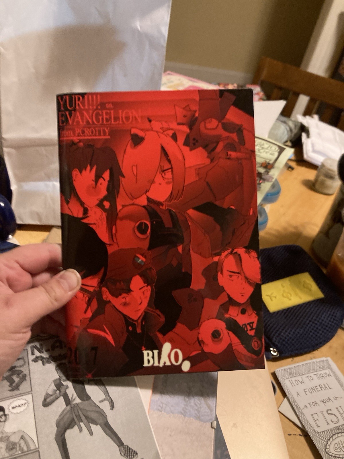 Evangelion Yuri On Ice Parody Crossover Comedic Zine Evangelion Yuri On Ice Parody Crossover Comedic Zine