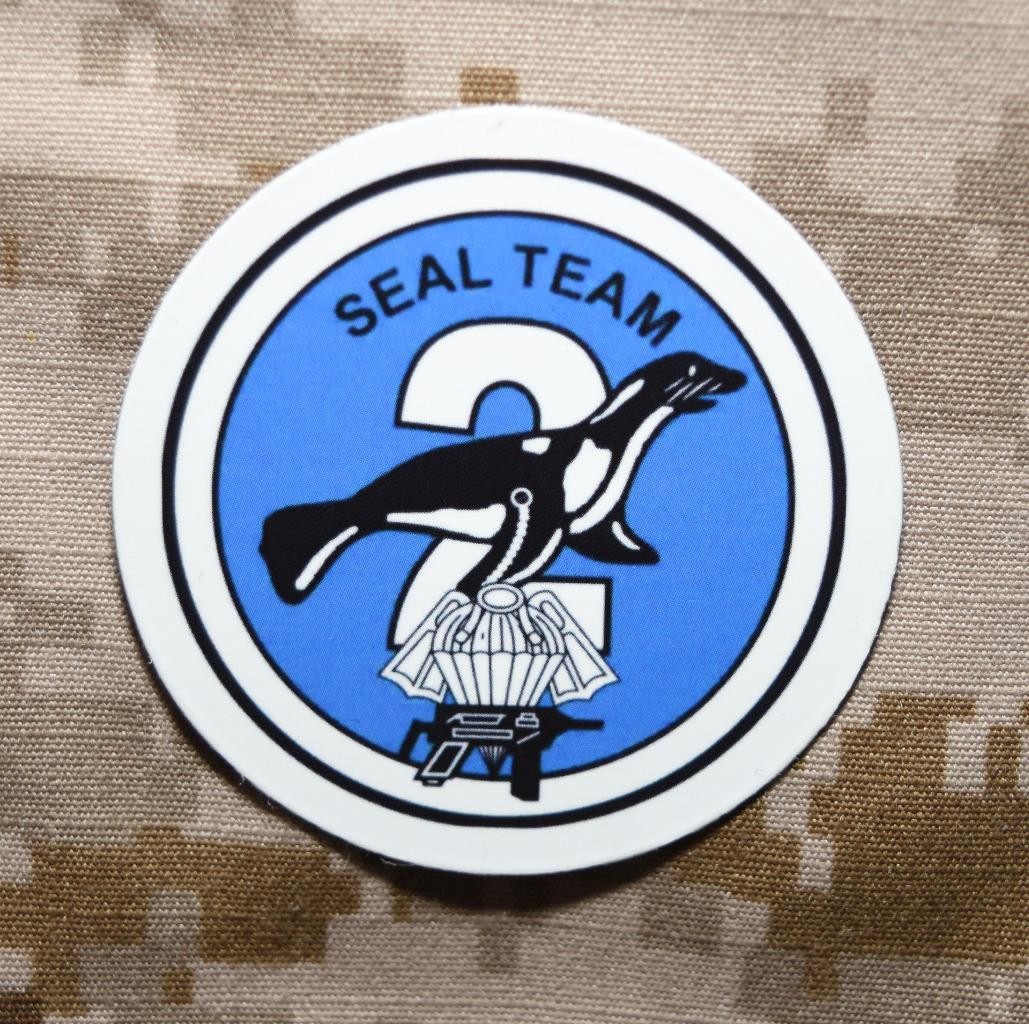 Authentic US Navy SEAL Team Two ST2 NSW SOF Unit Morale Small Magnet