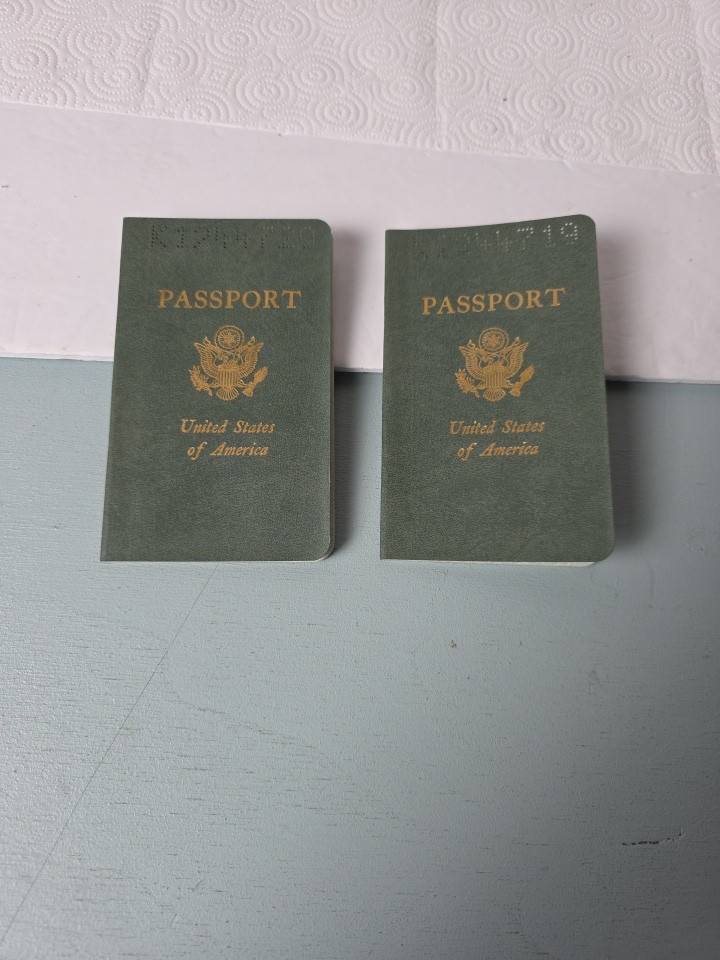 TWO EXPIRED OHIO UNITED STATES OF AMERICA, PASSPORTS