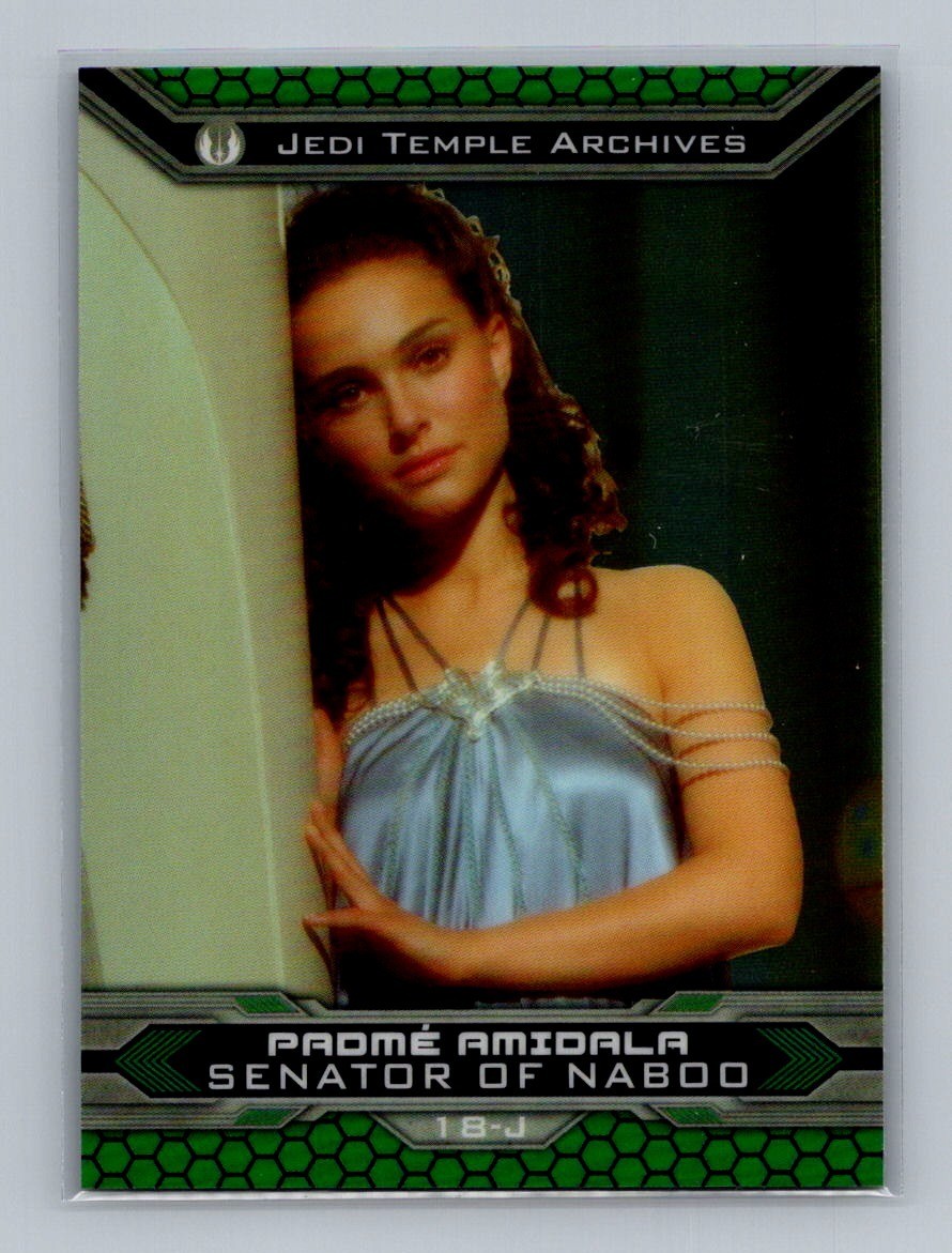2015 Topps Chrome Star Wars Perspectives Jedi vs. Sith - Padmé Amidala #18-J