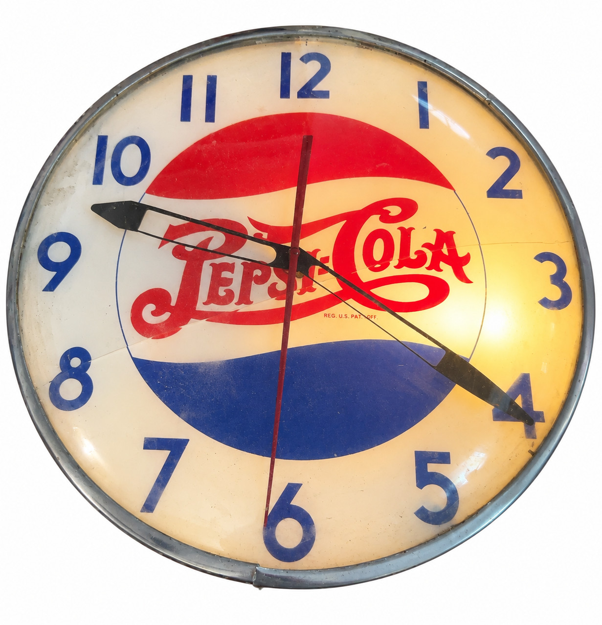 Vintage Pepsi-Cola Telechron 15\