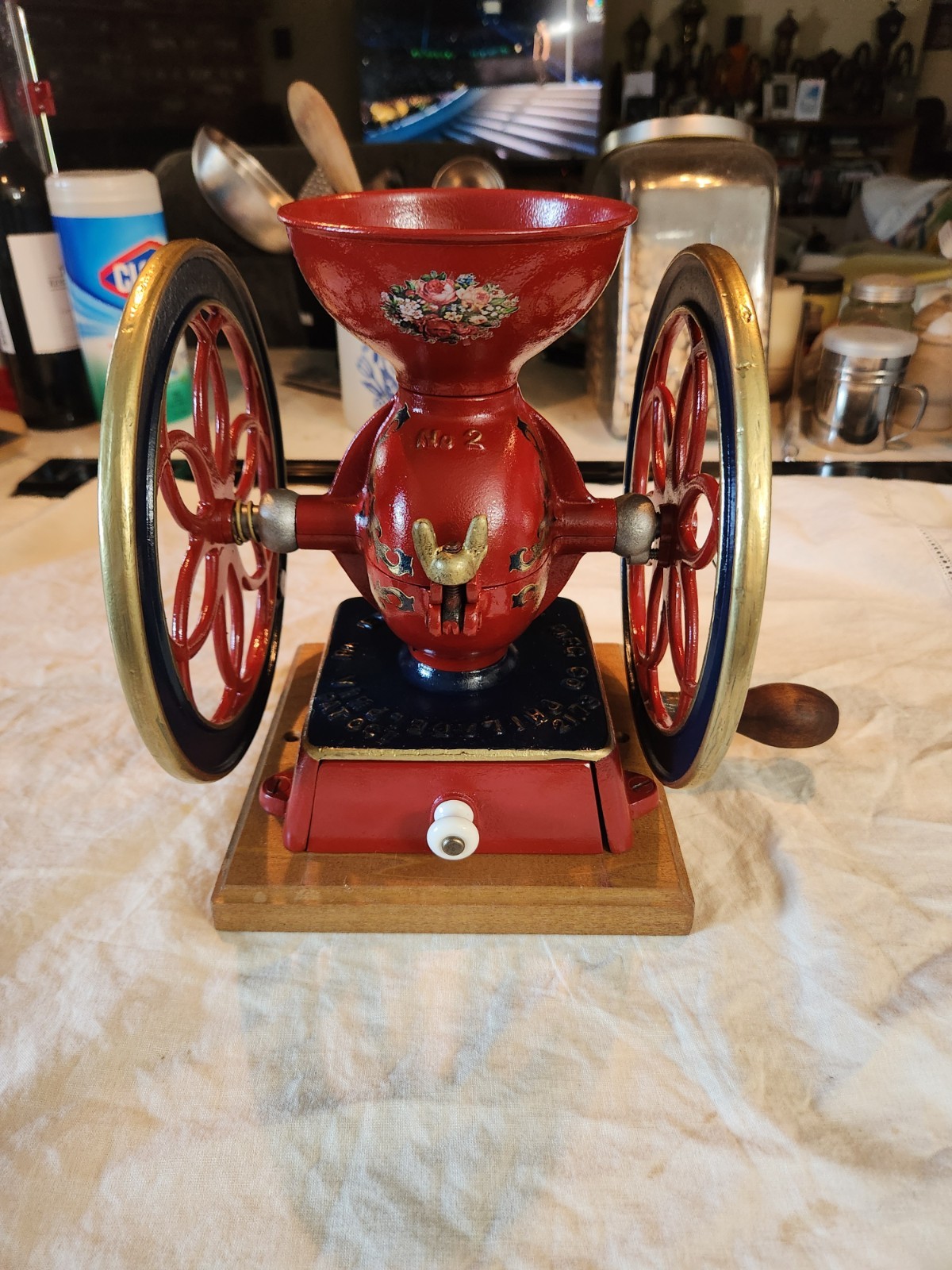 Antique ENTERPRISE No.2  Coffee Grinder Mill  Baby