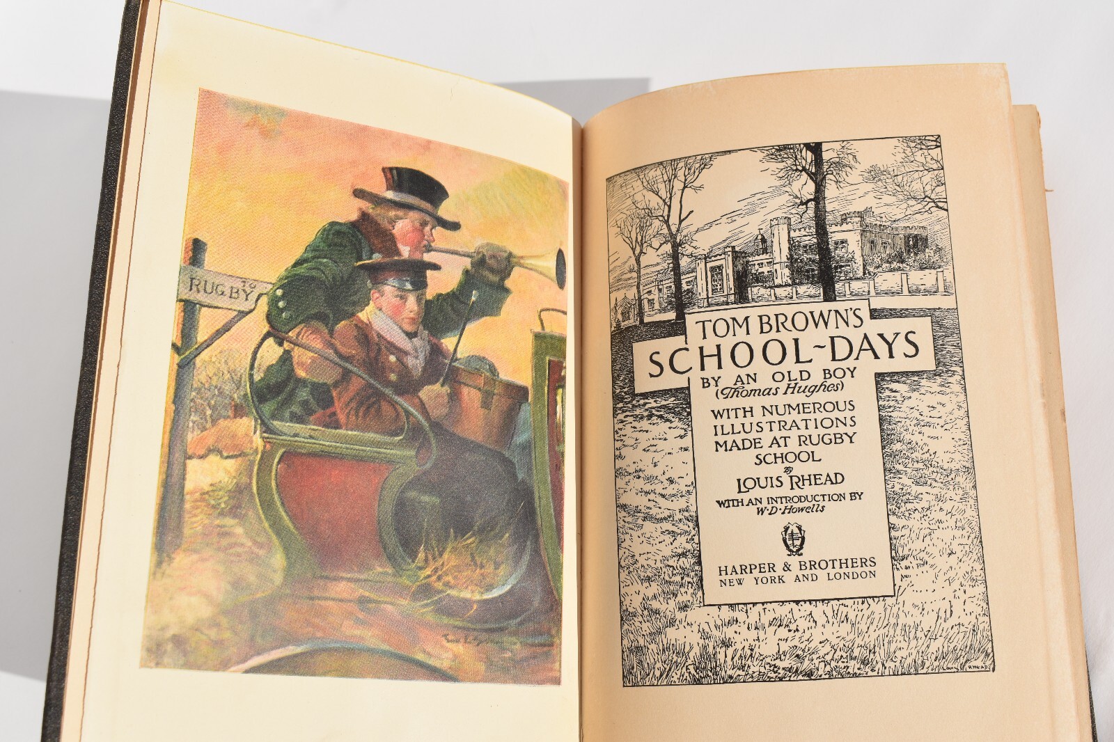 1911 TOM BROWN'S SCHOOL DAYS BY THOMAS HUGHES