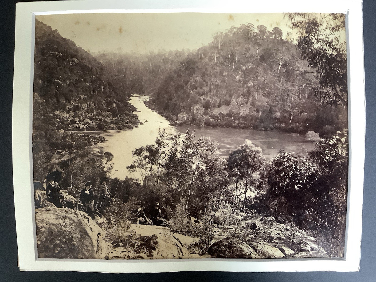 Vintage 1890s Cataract Gorge Launceston Tasmania Photograph - First Basin View