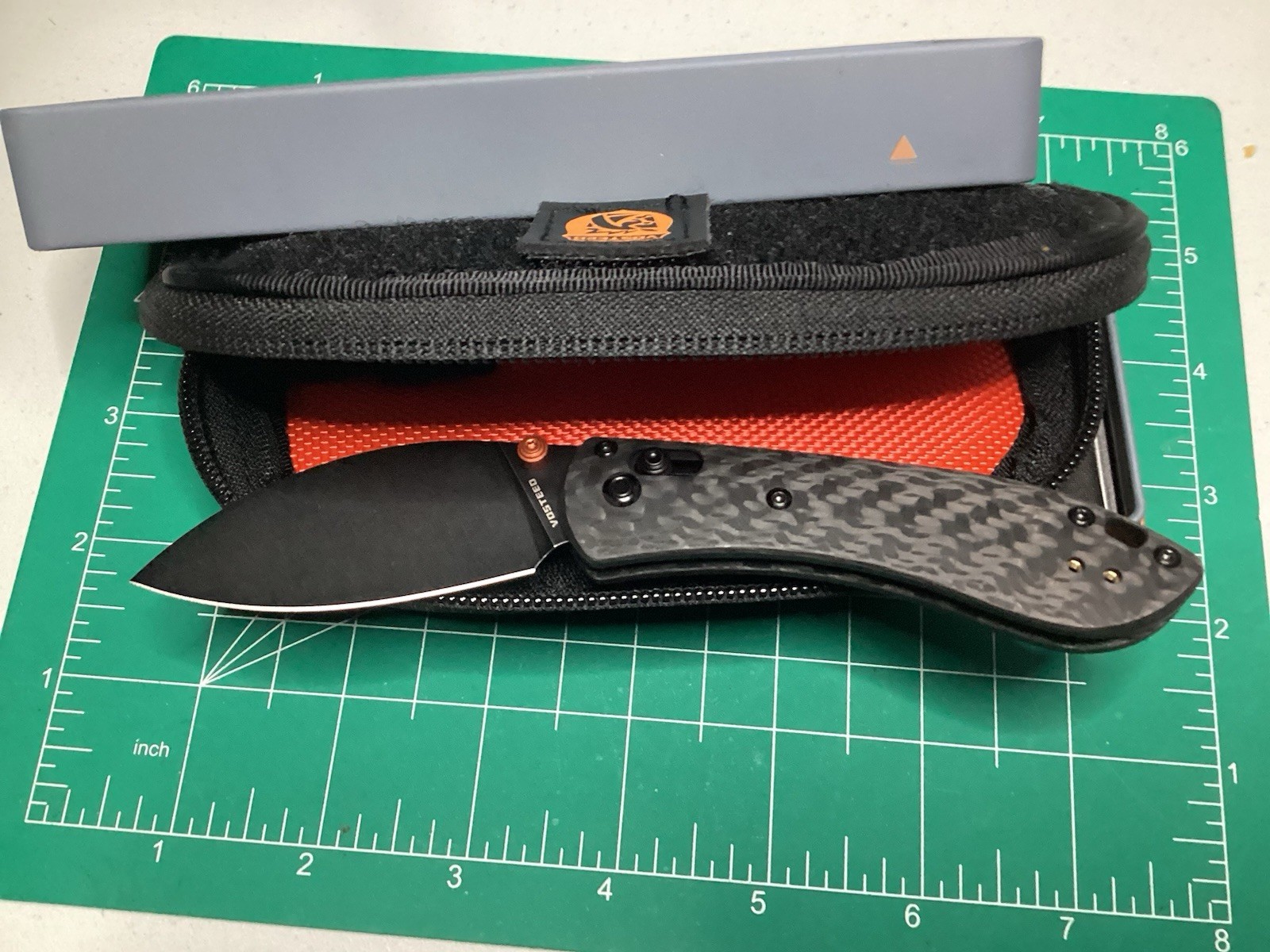 Vosteed Mini-NightShade Carbon Fiber Knife CPM S35VN MINT IN BOX 