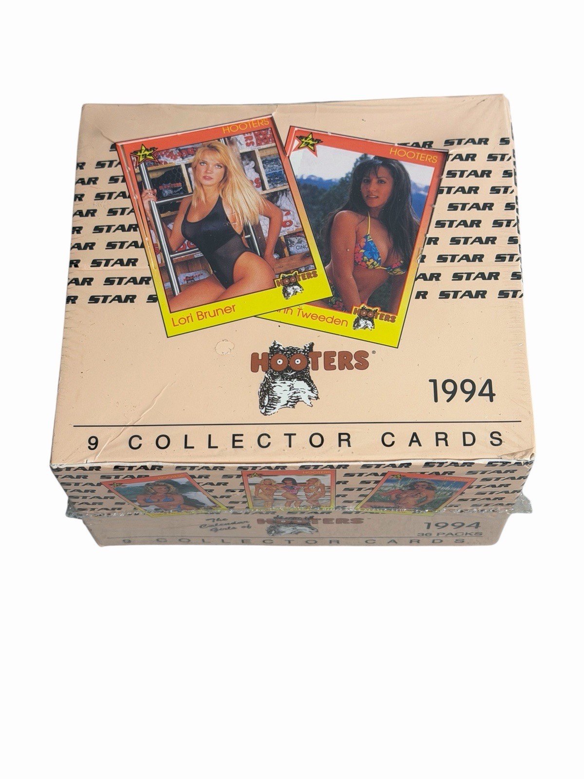 1994 Hooters Calendar Girls Trading Cards New Factory Sealed Box (36 Packs)