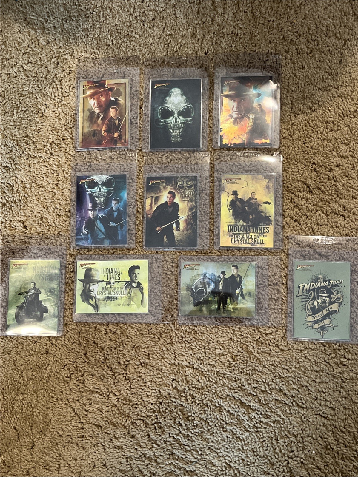 2008 Topps Indiana Jones and the Kingdom of the Crystal Skull Foil Card Set (10) 2008 Topps Indiana Jones and the Kingdom of the Crystal Skull Foil Card Set (10)