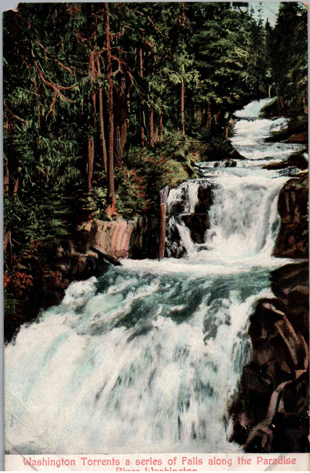 Paradise River, Washington - Washington Torrents a series of falls - c1908